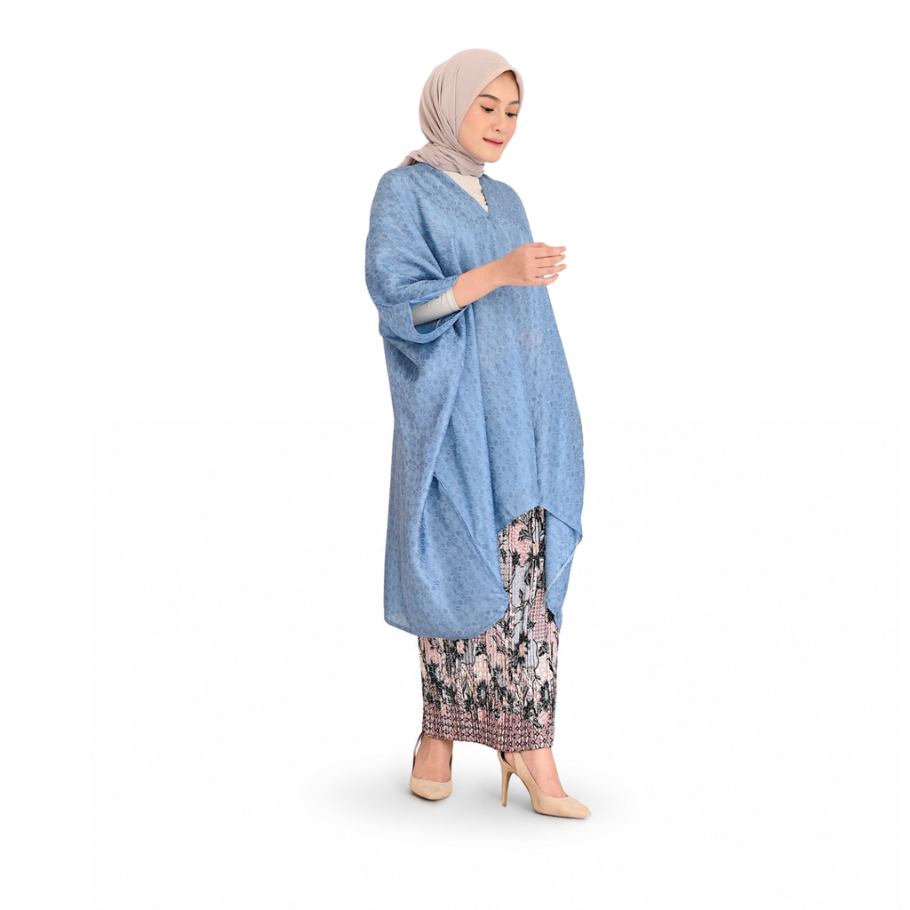Tunik Aruna Polos-Seri Ocean [Hanya Atasan]