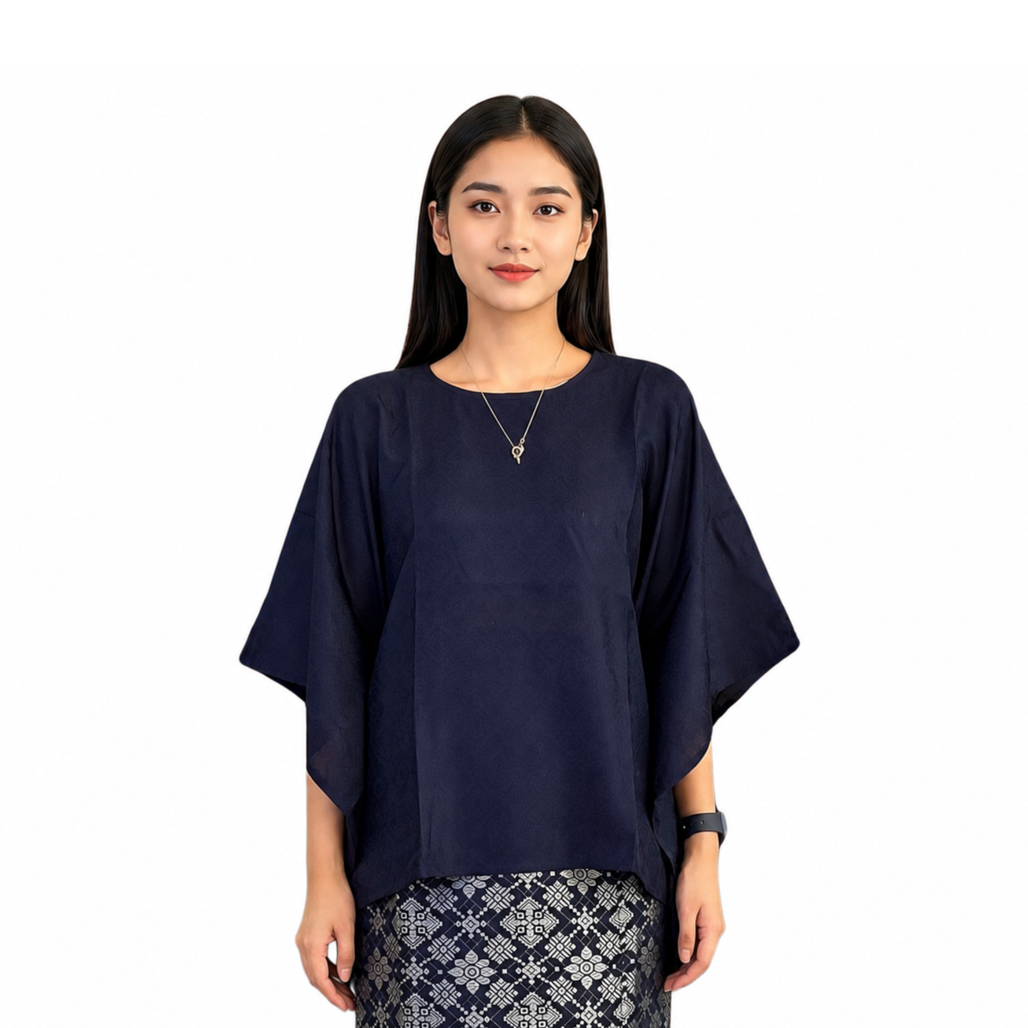 Loose Basic Viscose Polos-Dark Tone [Hanya Atasan]
