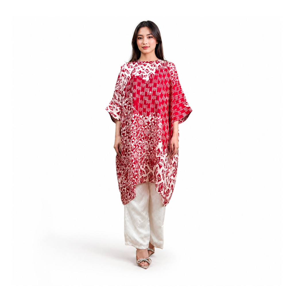 Tunik Kusuma Motif-Seri Proklamasi [HANYA TUNIK]
