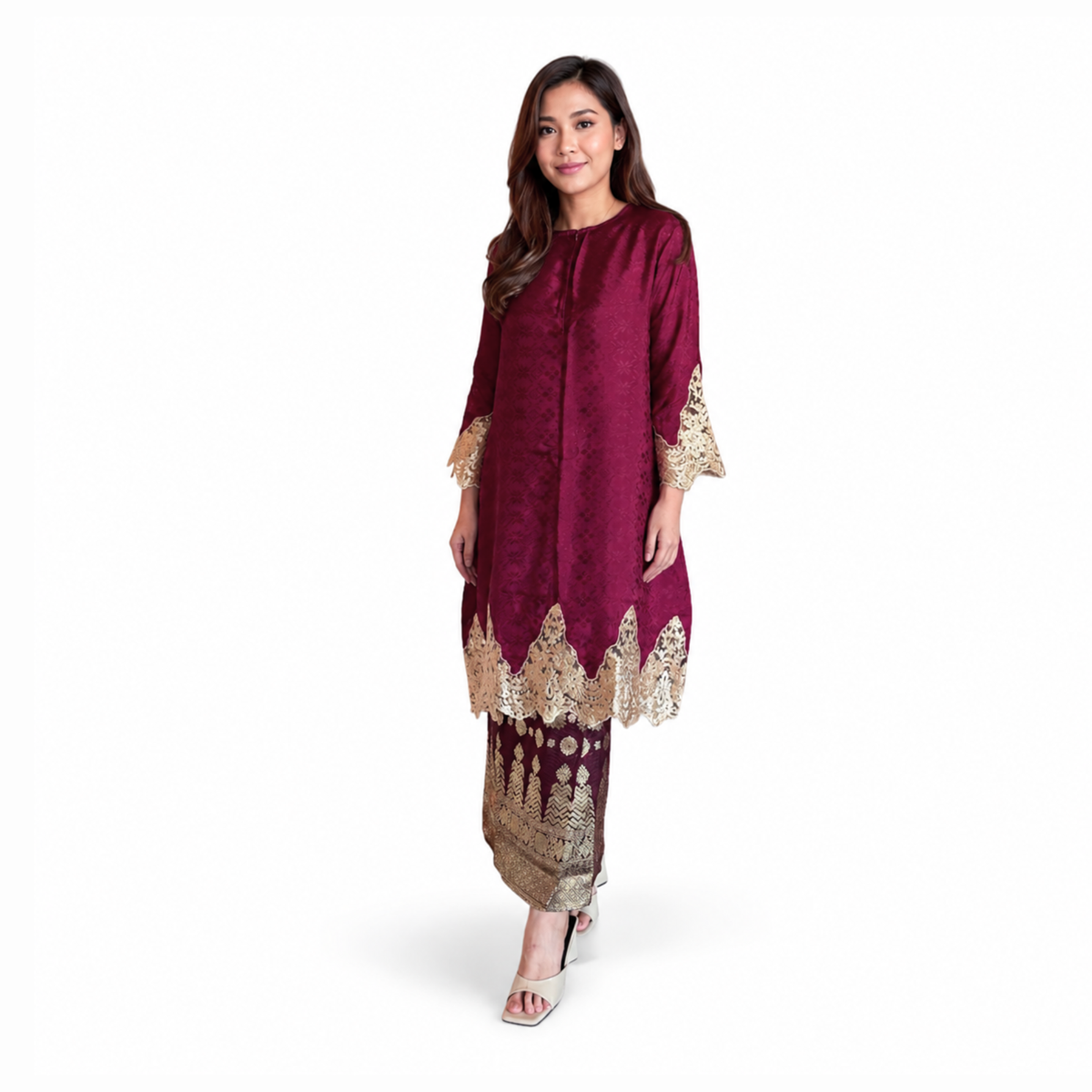 Tunik Jeng-Seri Sequins Lace [HANYA TUNIK]