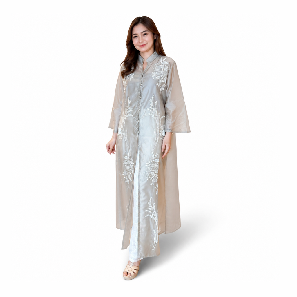 Abaya Noor Embroidery-Seri Sunflower [HANYA ABAYA]