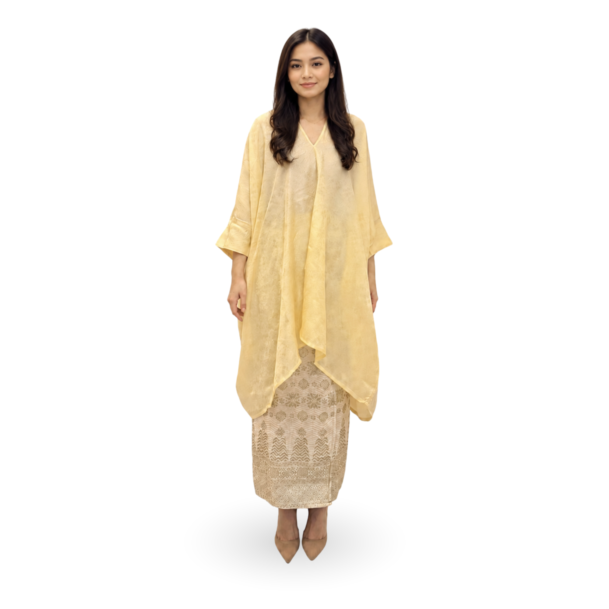 Tunik Aruna Polos-Seri Matahari [Hanya Atasan]