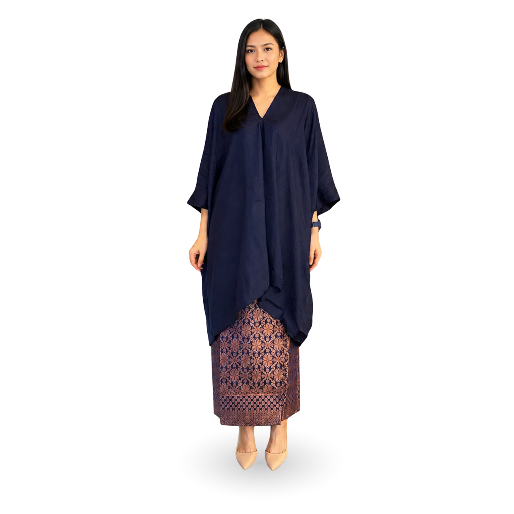 Tunik Aruna Polos-Seri Samudra [Hanya Atasan]