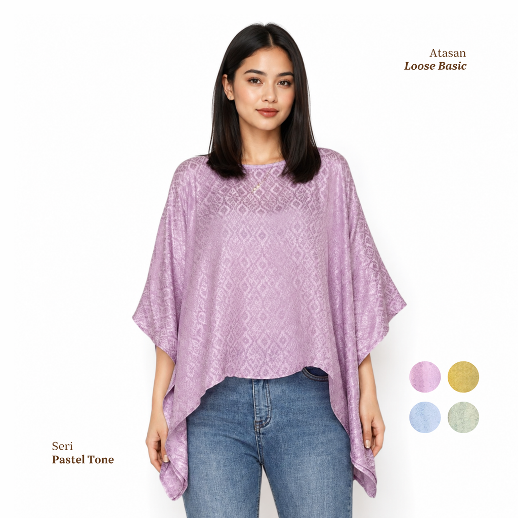 Loose Basic Viscose Polos-Pastel Tone [Hanya Atasan]