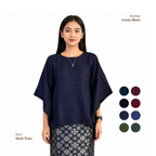 Loose Basic Viscose Polos-Dark Tone [Hanya Atasan]