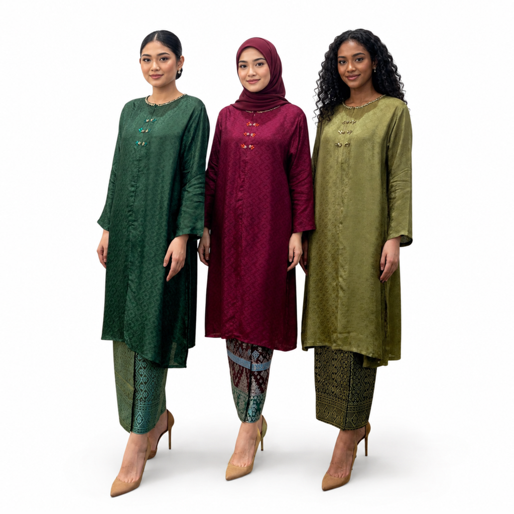 Tunik Shahalam Beading [HANYA TUNIK]