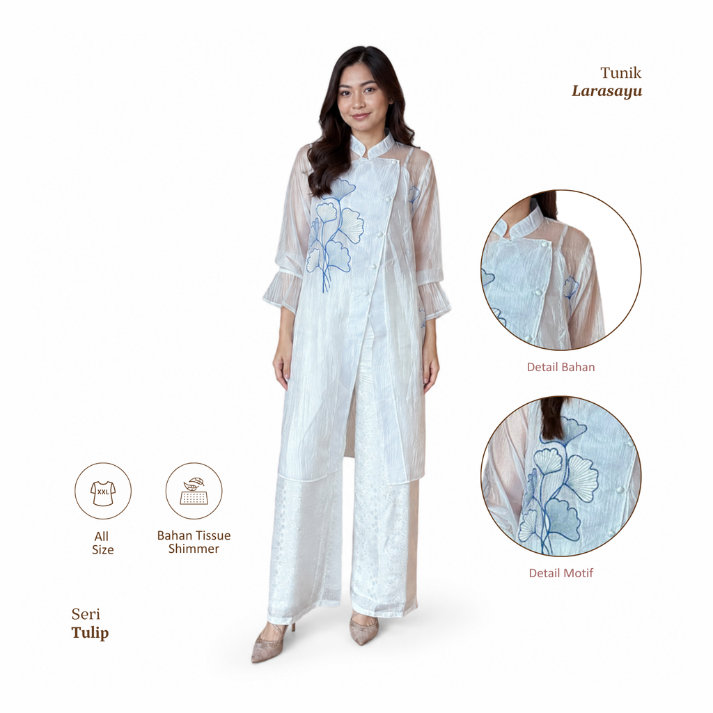 Tunik Larasayu-Seri Tulip [HANYA TUNIK]