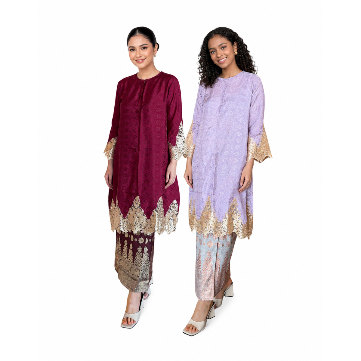 Tunik Jeng-Seri Sequins Lace [HANYA TUNIK]