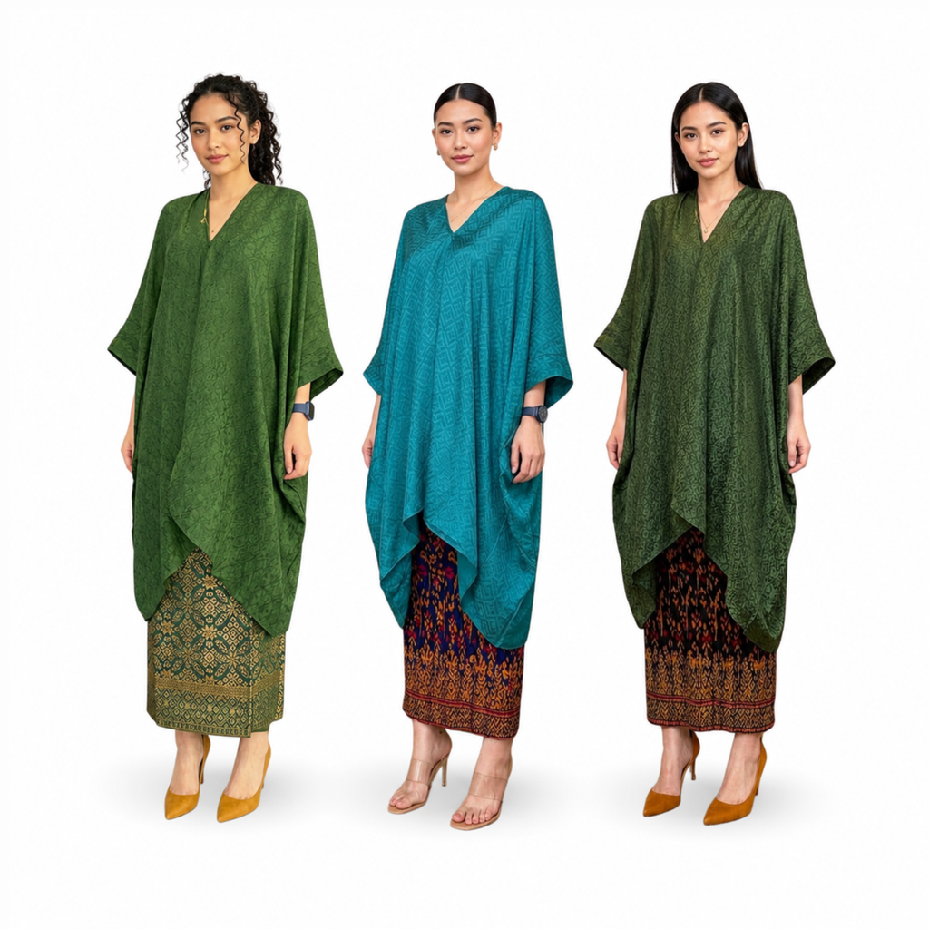 Tunik Aruna Polos-Seri Rimba [Hanya Atasan]