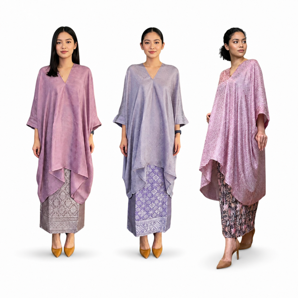 Tunik Aruna Polos-Seri Aurora [Hanya Atasan]
