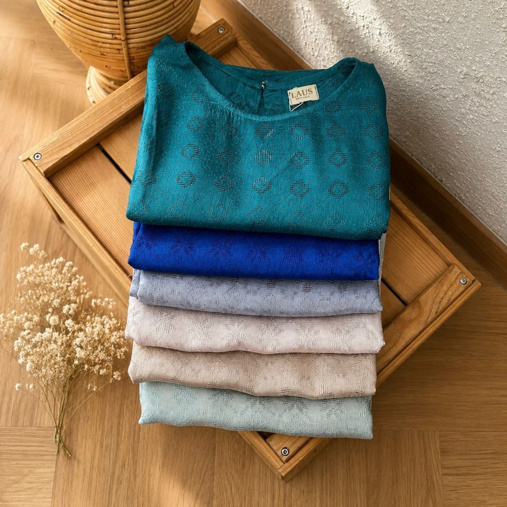 Loose Basic Viscose Polos-Muted Tone [Hanya Atasan]