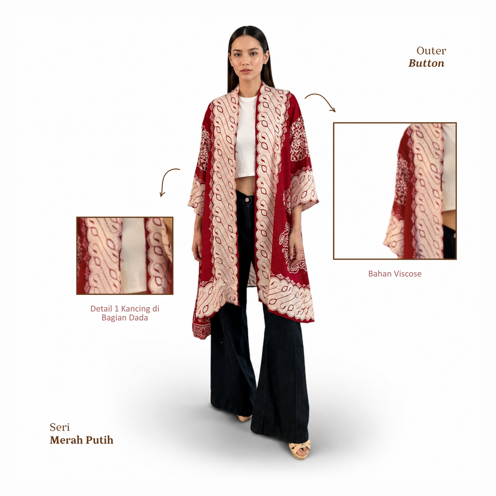 Outer Button-Seri Merah Putih [HANYA OUTER]