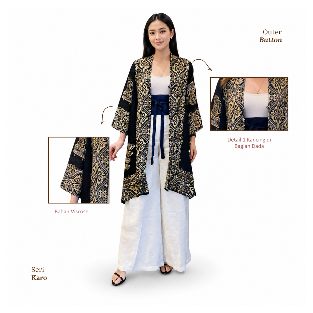 Outer Button-Seri Karo [HANYA OUTER]