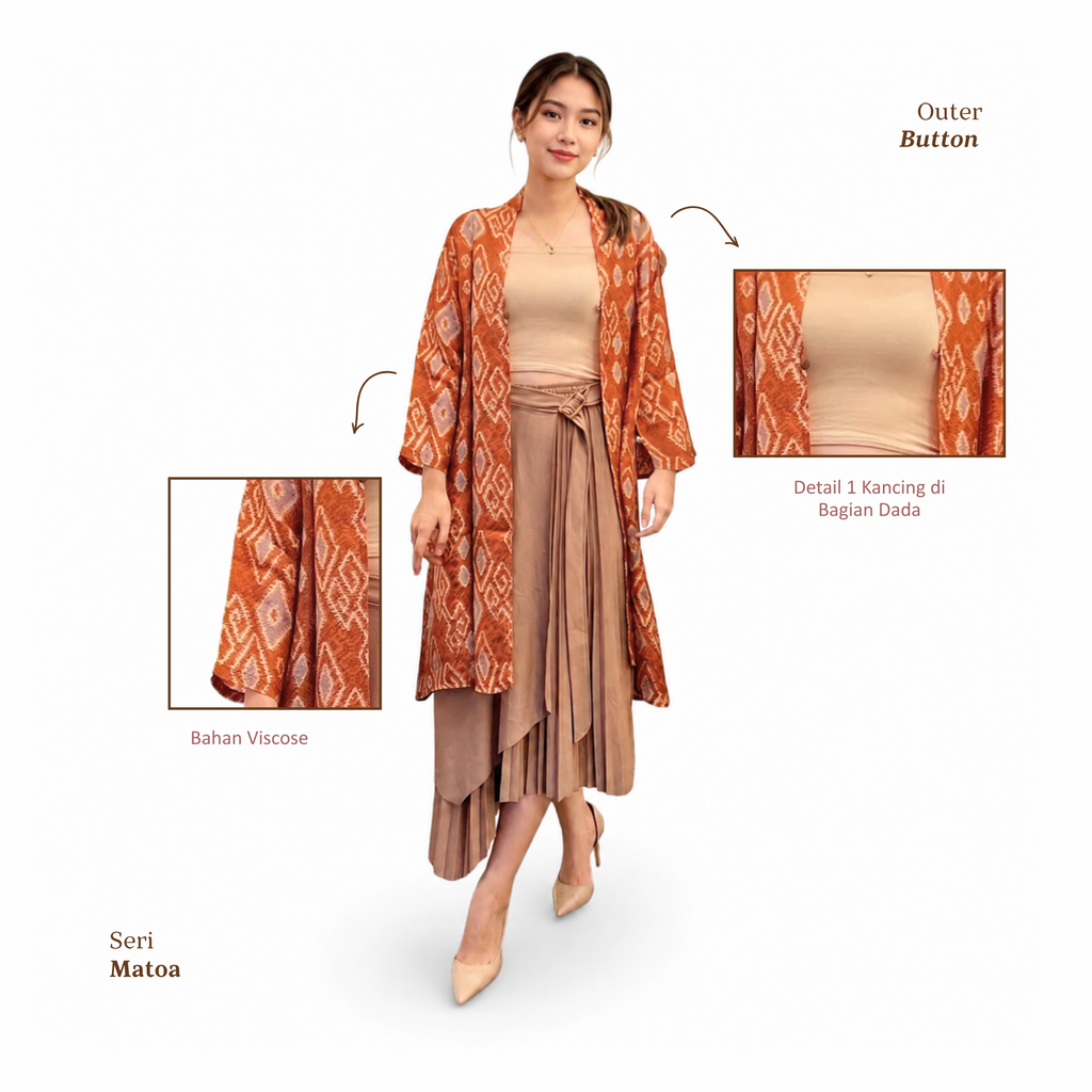 Outer Button-Seri Matoa [HANYA OUTER]