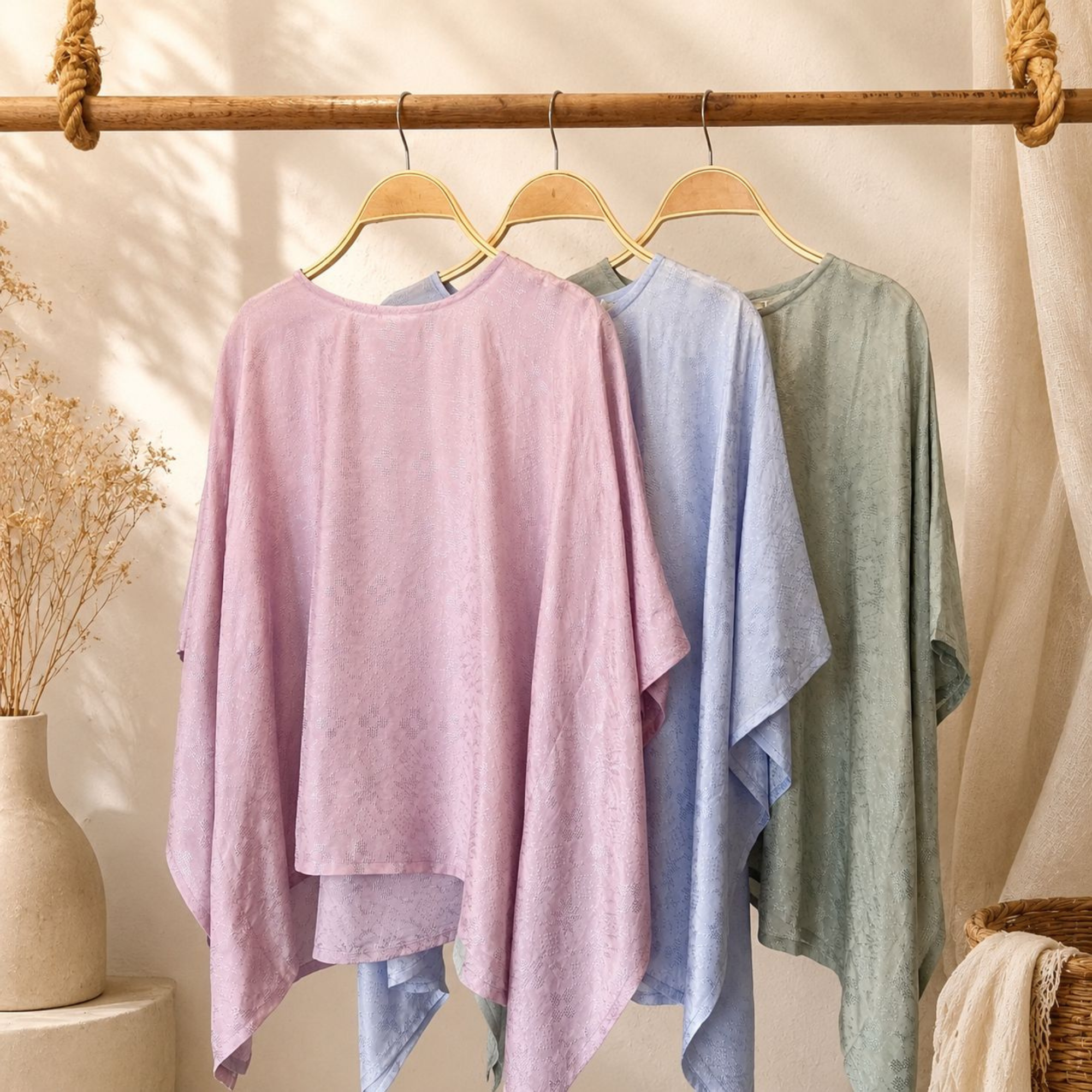 Loose Basic Viscose Polos-Pastel Tone [Hanya Atasan]