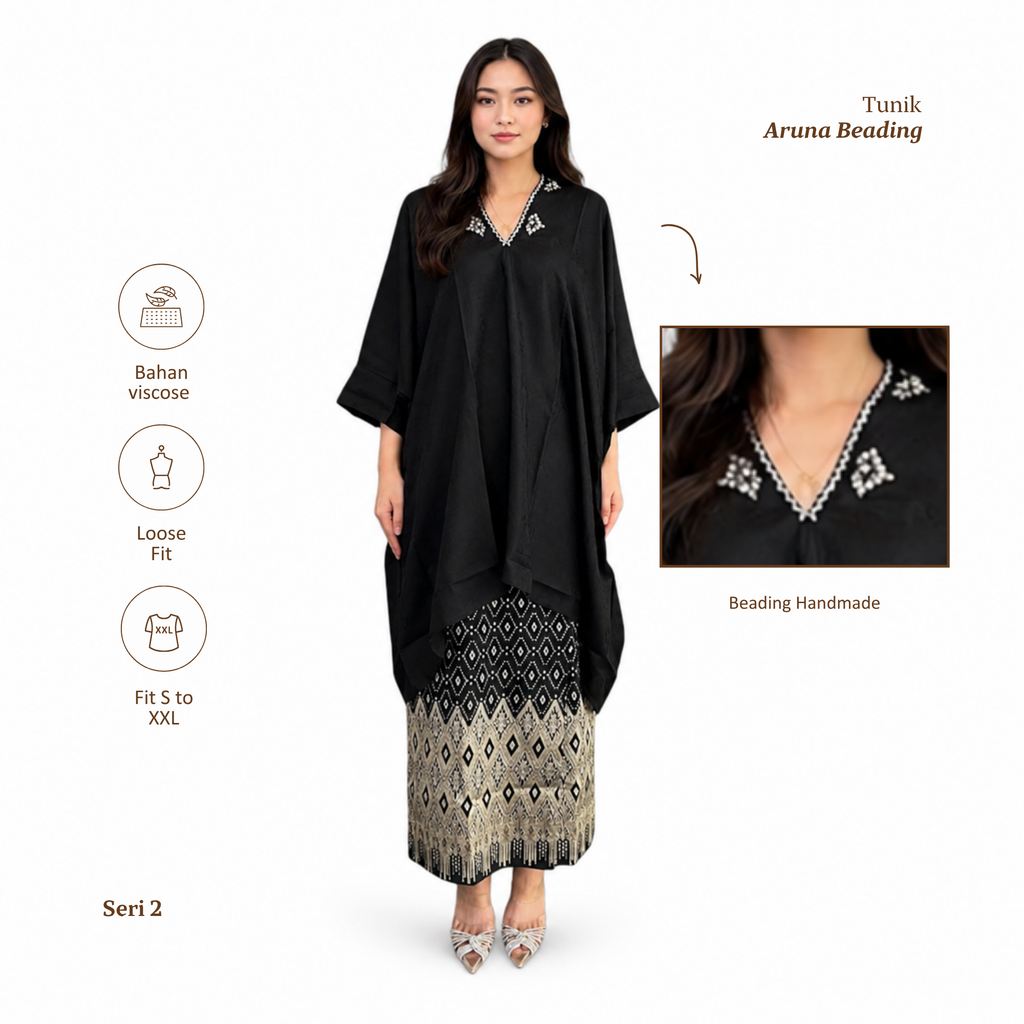 Tunik Aruna Beading [HANYA TUNIK]