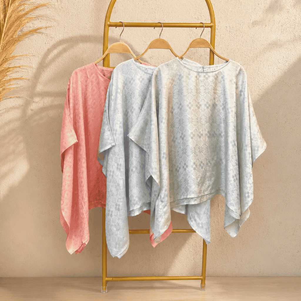 Loose Basic Viscose Polos-Cool Tone [Hanya Atasan]
