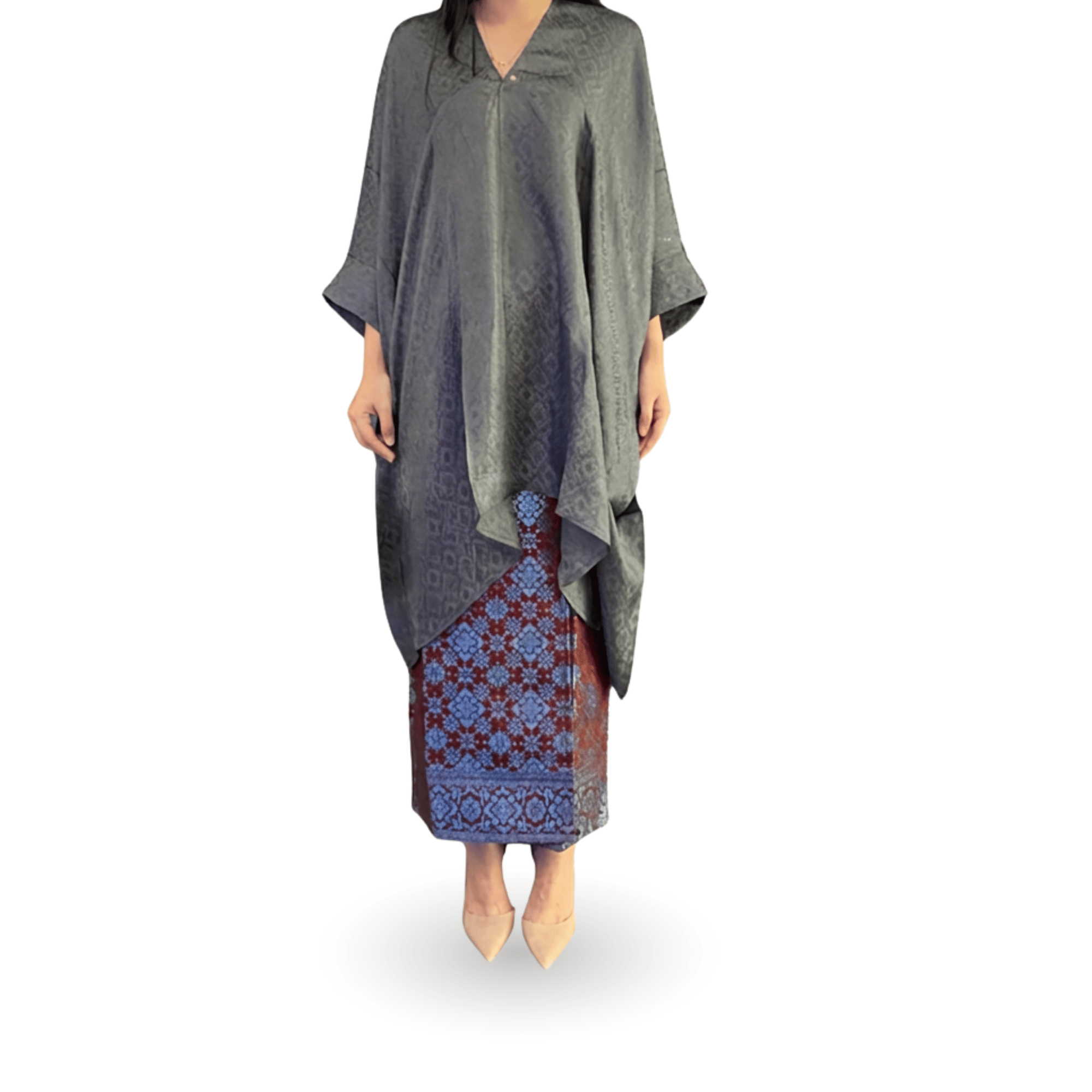 Tunik Aruna Polos-Seri Batu [Hanya Atasan]