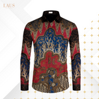 Kemeja Batik Pria Long Sleeve-Slim Fit-Seri Klasik