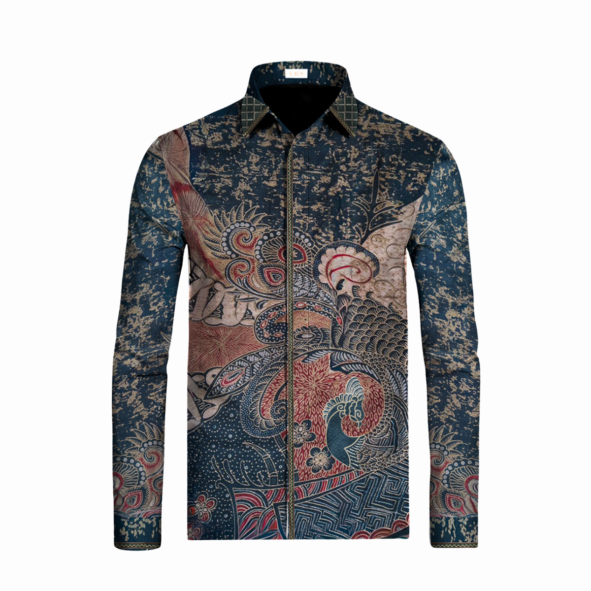 Kemeja Batik Pria Long Sleeve Premium-Regular Fit-Seri Alam