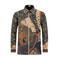 Kemeja Batik Pria Long Sleeve Premium-Regular Fit-Seri Alam