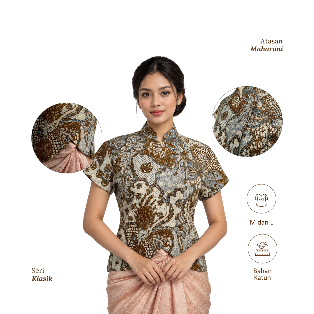 Atasan Maharani-Seri Klasik[ HANYA ATASAN]