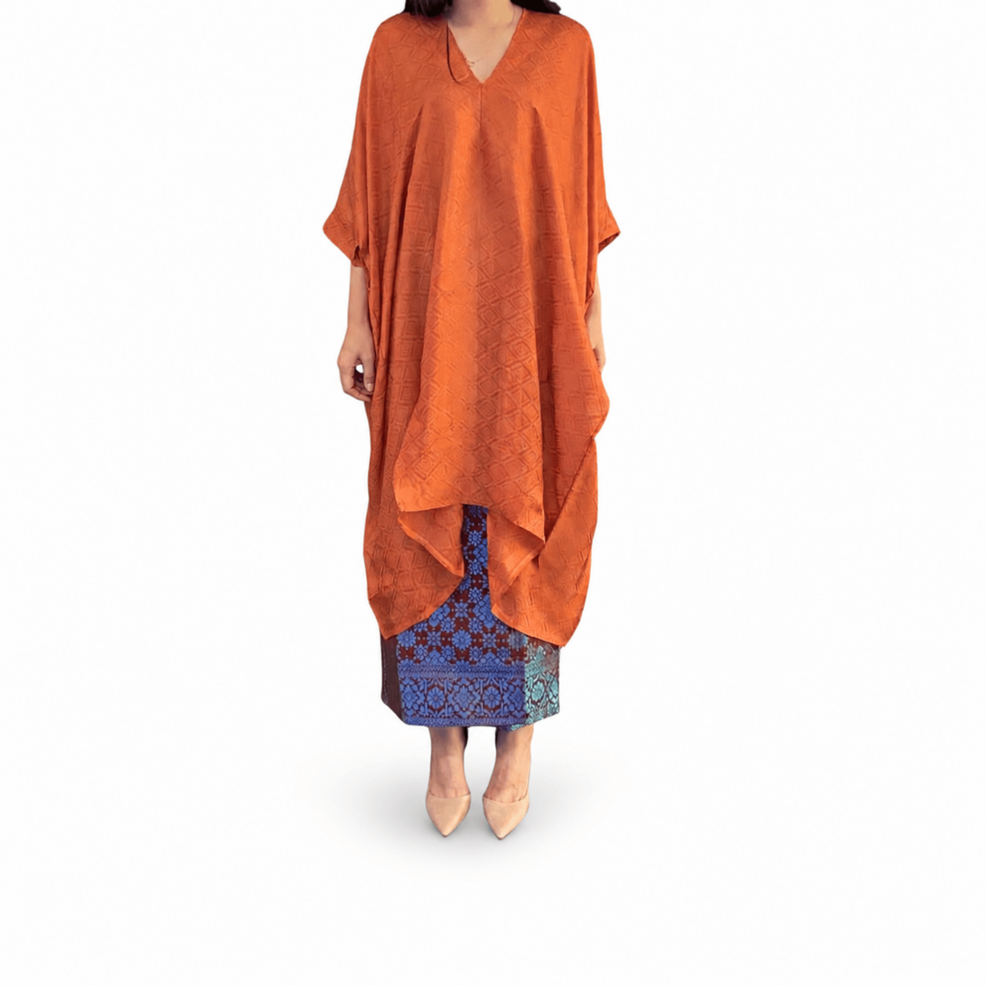 Tunik Aruna Polos-Seri Lava [Hanya Atasan]