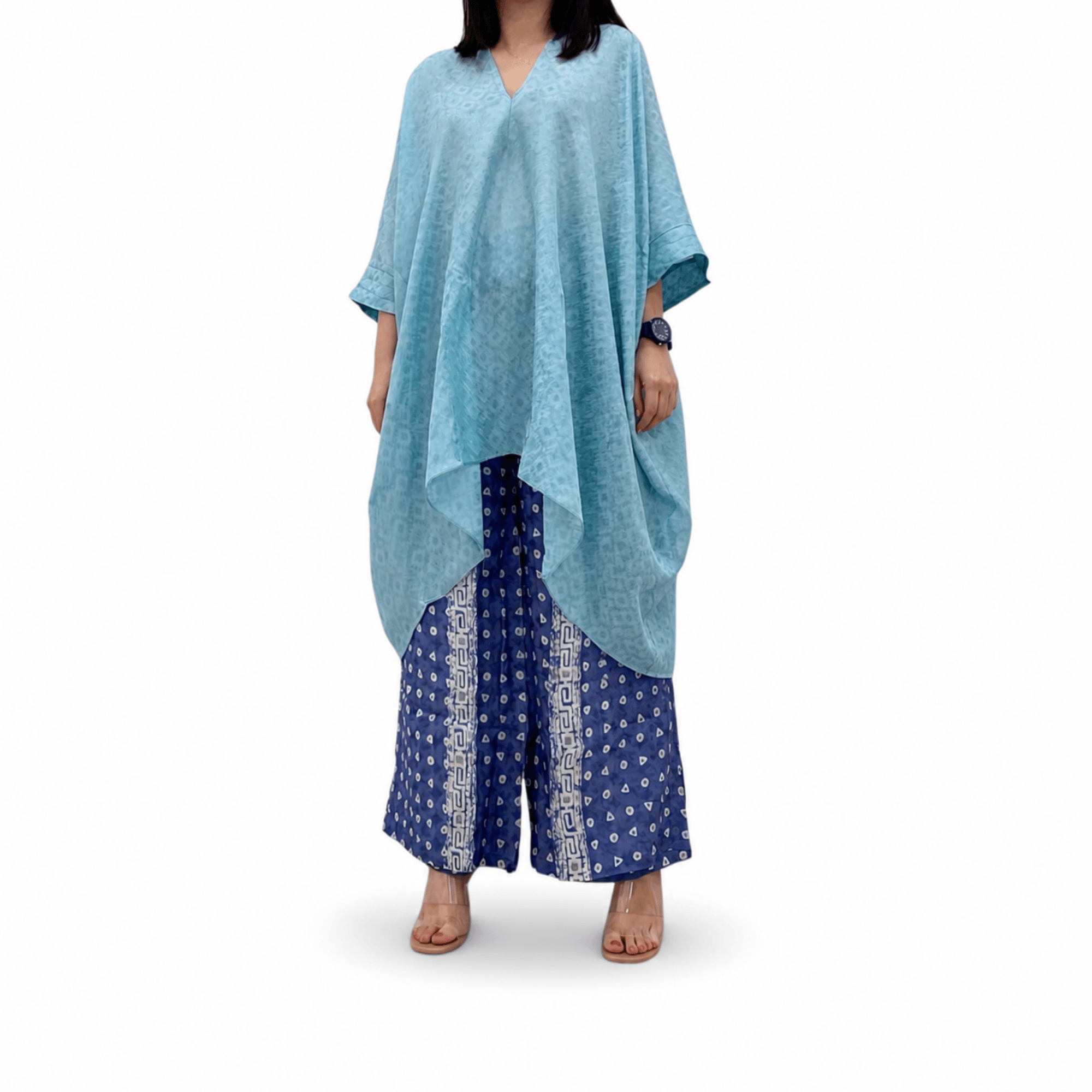 Tunik Aruna Polos-Seri Ocean [Hanya Atasan]