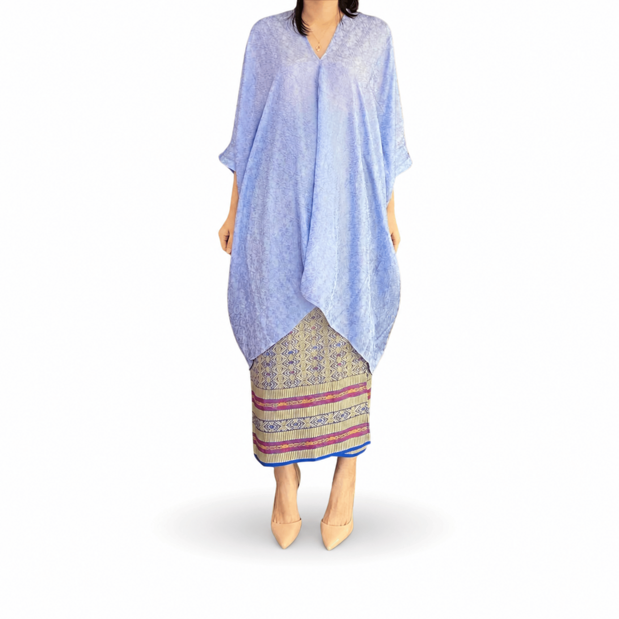 Tunik Aruna Polos-Seri Ocean [Hanya Atasan]