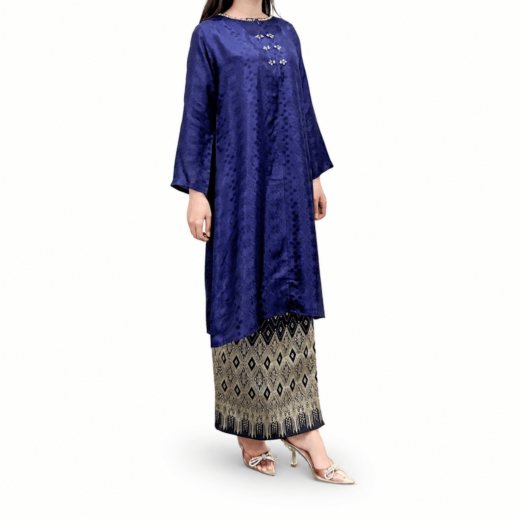 Tunik Shahalam Beading [HANYA TUNIK]