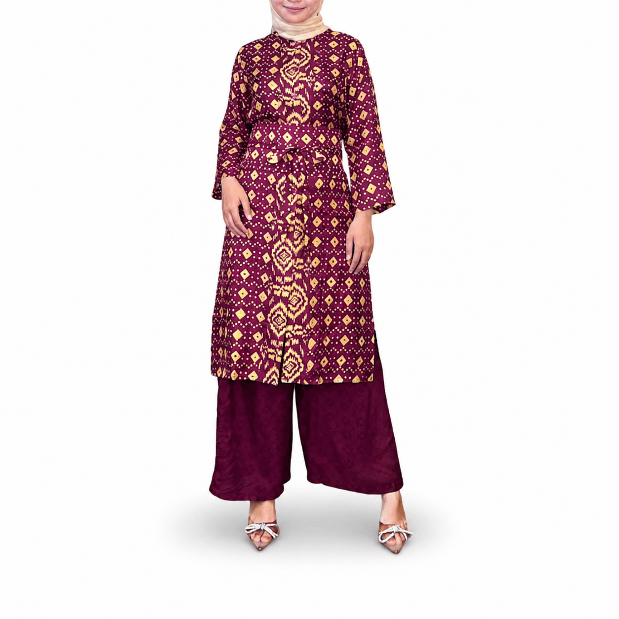Tunik Selly Long Sleeve-Seri Jumputan [HANYA TUNIK]