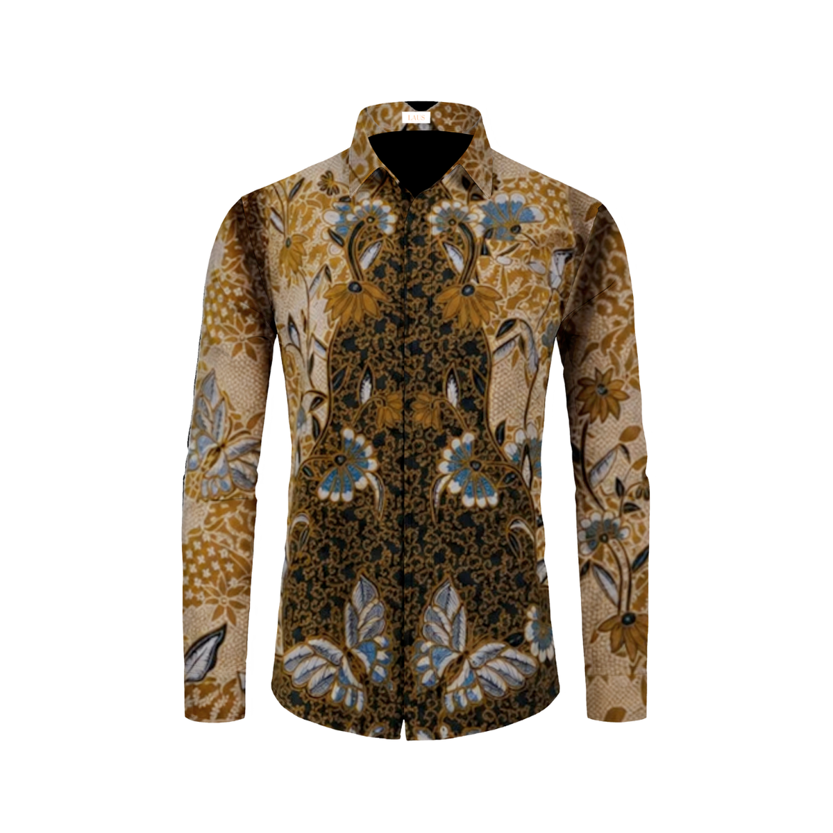 Kemeja Batik Pria Long Sleeve-Slim Fit-Seri Butterfly