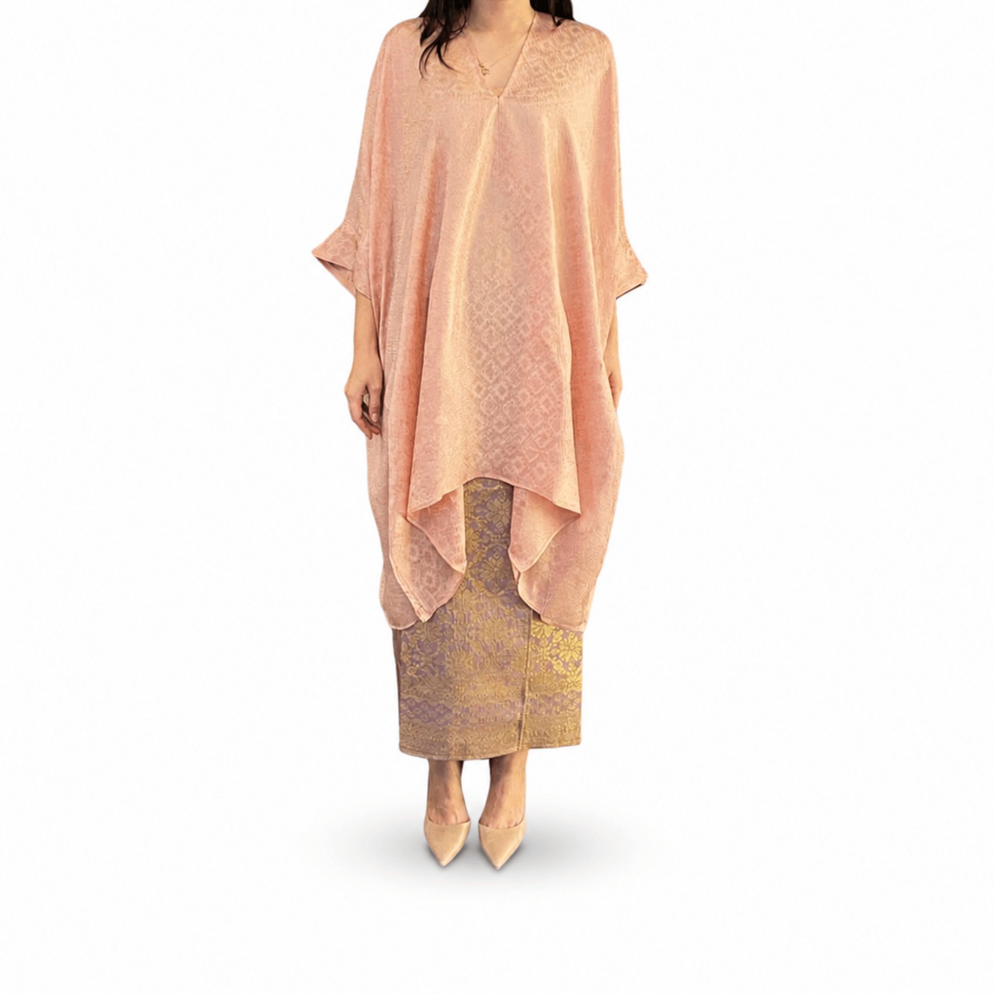 Tunik Aruna Polos-Seri Sakura [Hanya Atasan]