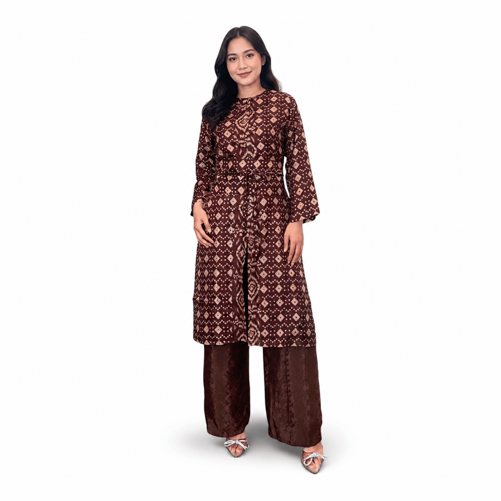 Tunik Selly Long Sleeve-Seri Jumputan [HANYA TUNIK]