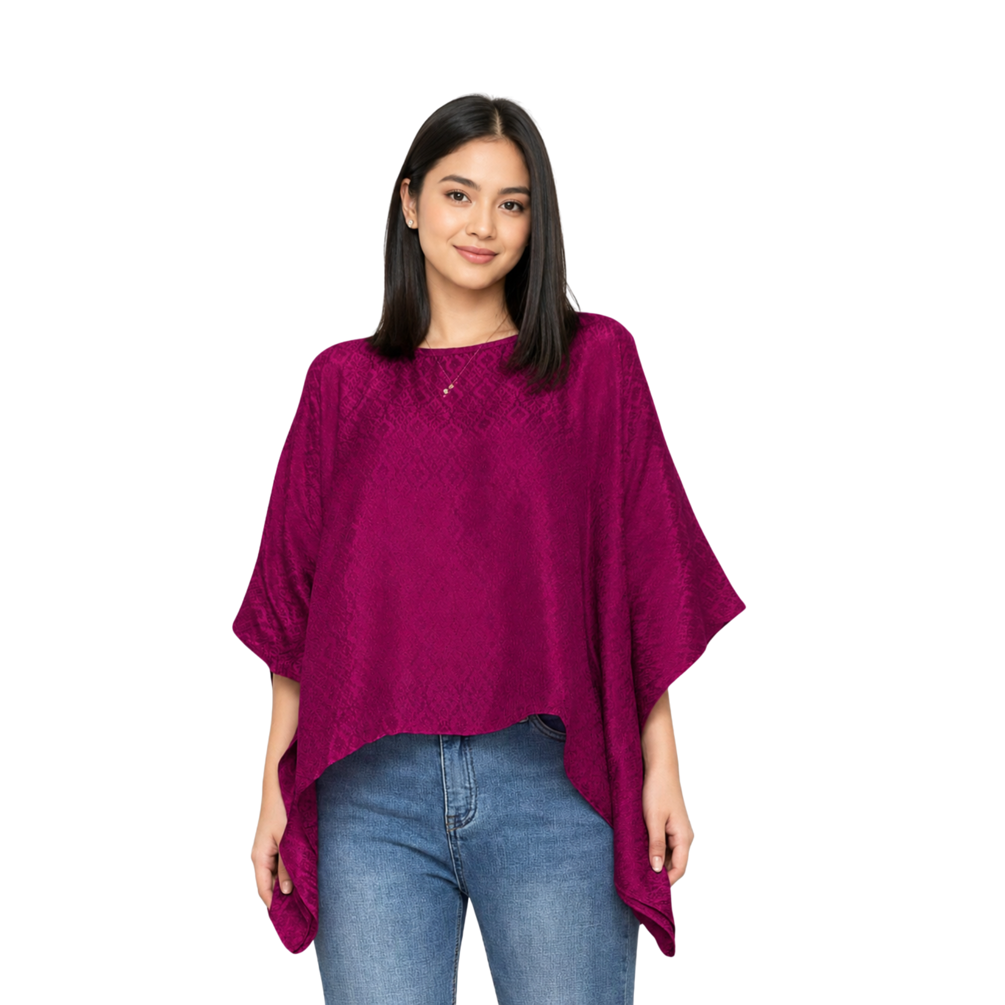 Loose Basic Viscose Polos-Warm Tone [Hanya Atasan)