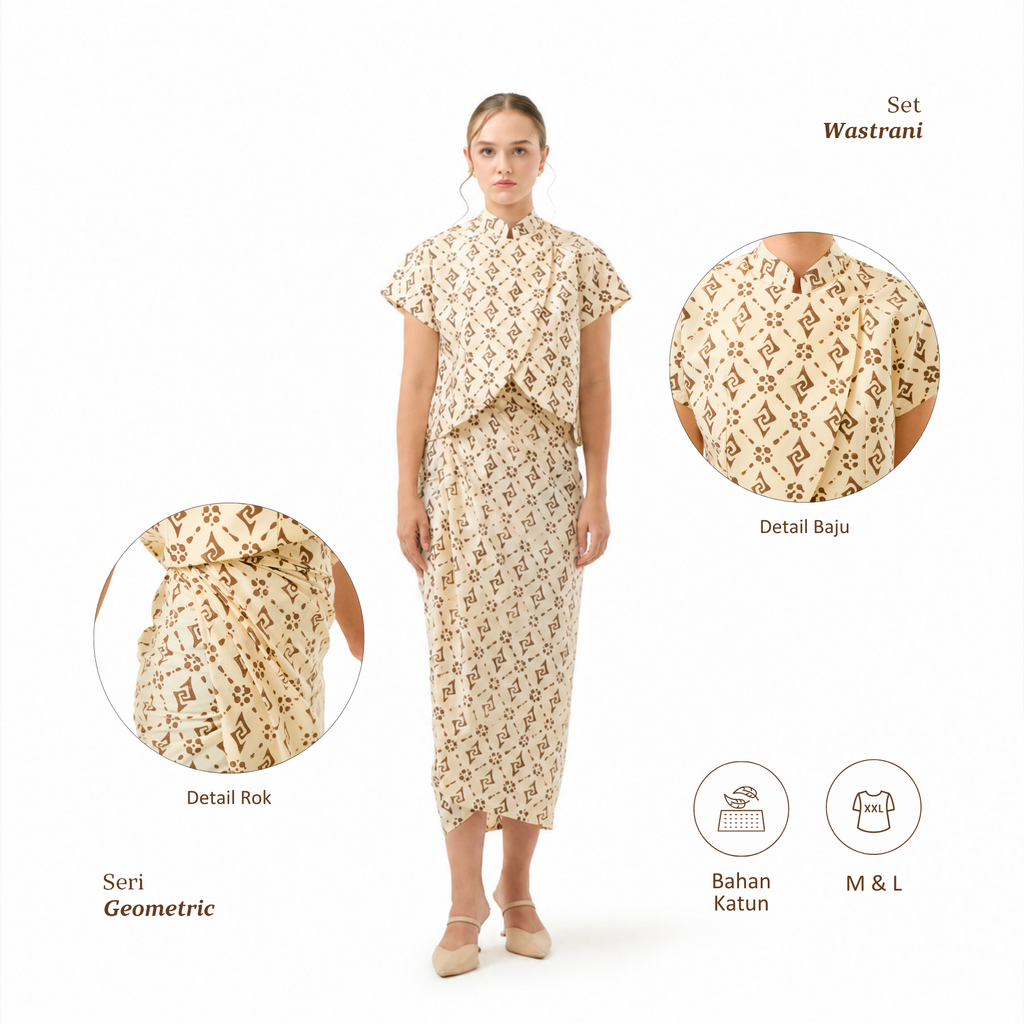 Wastrani Set - Geometric Pattern