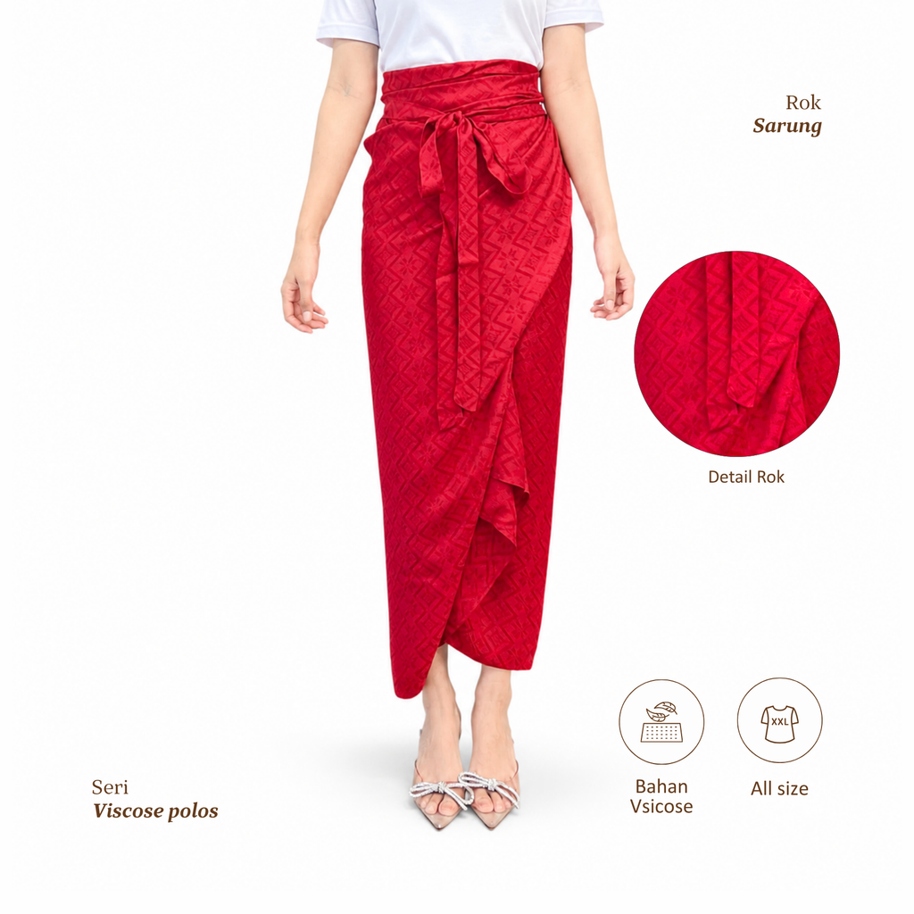 Rok Sarung Viscose Polos