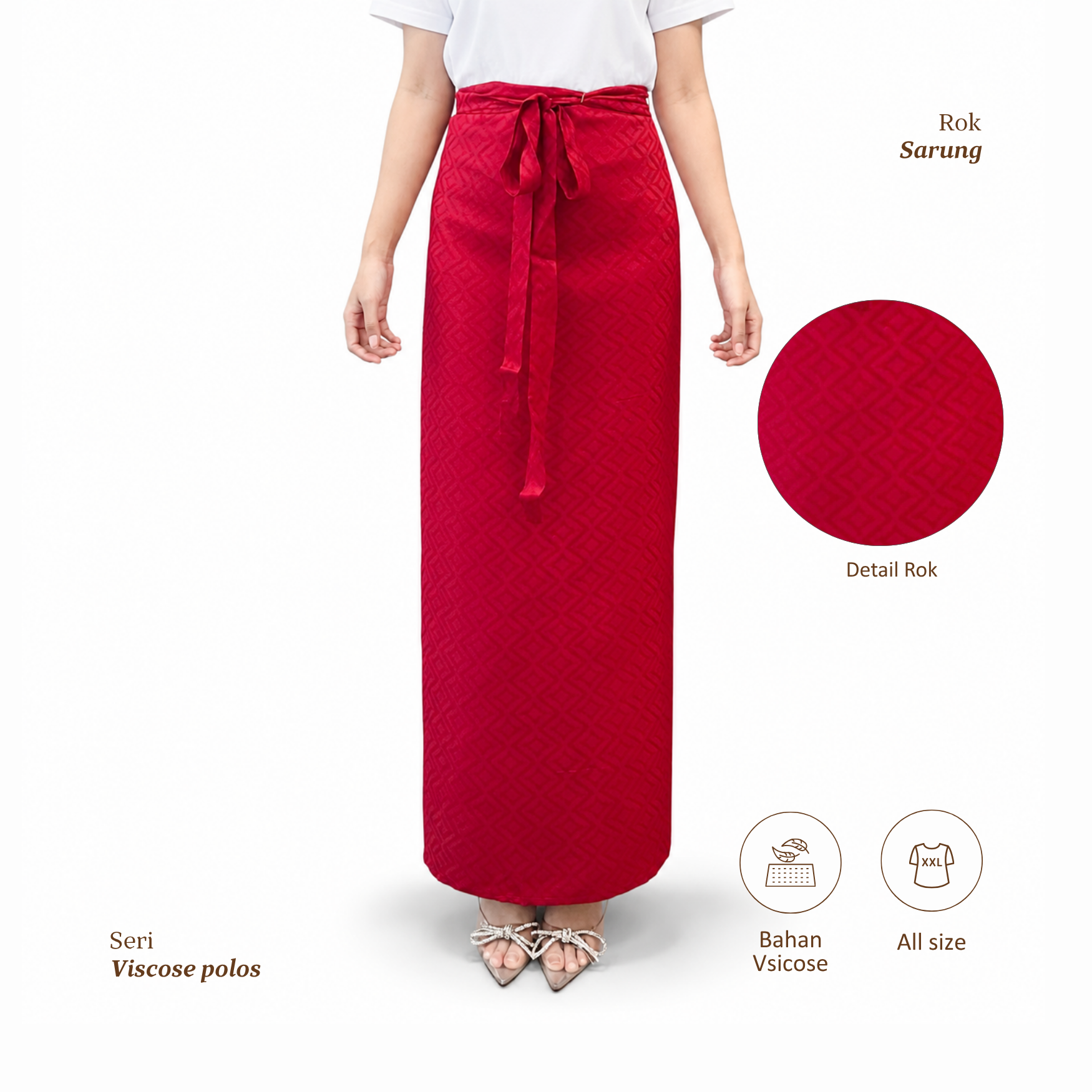 Kain Lilit Viscose Polos