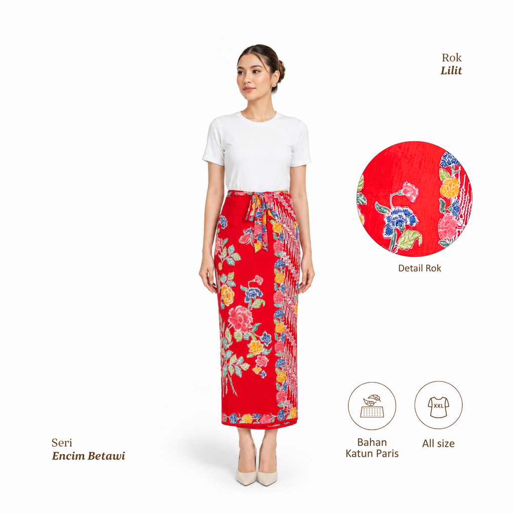 Kain Lilit Paris-Seri Encim Betawi