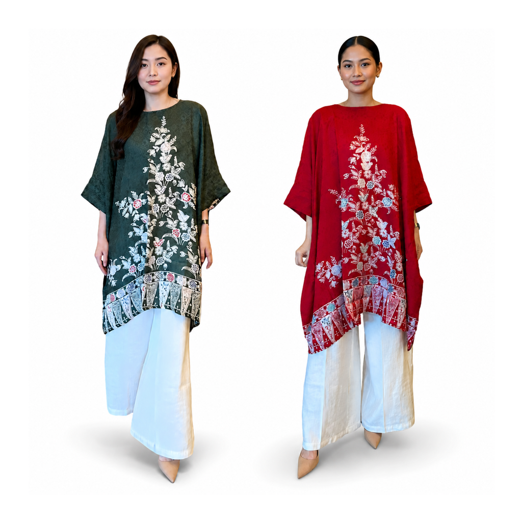 Tunik Kusuma Motif-Seri Encim [HANYA TUNIK]