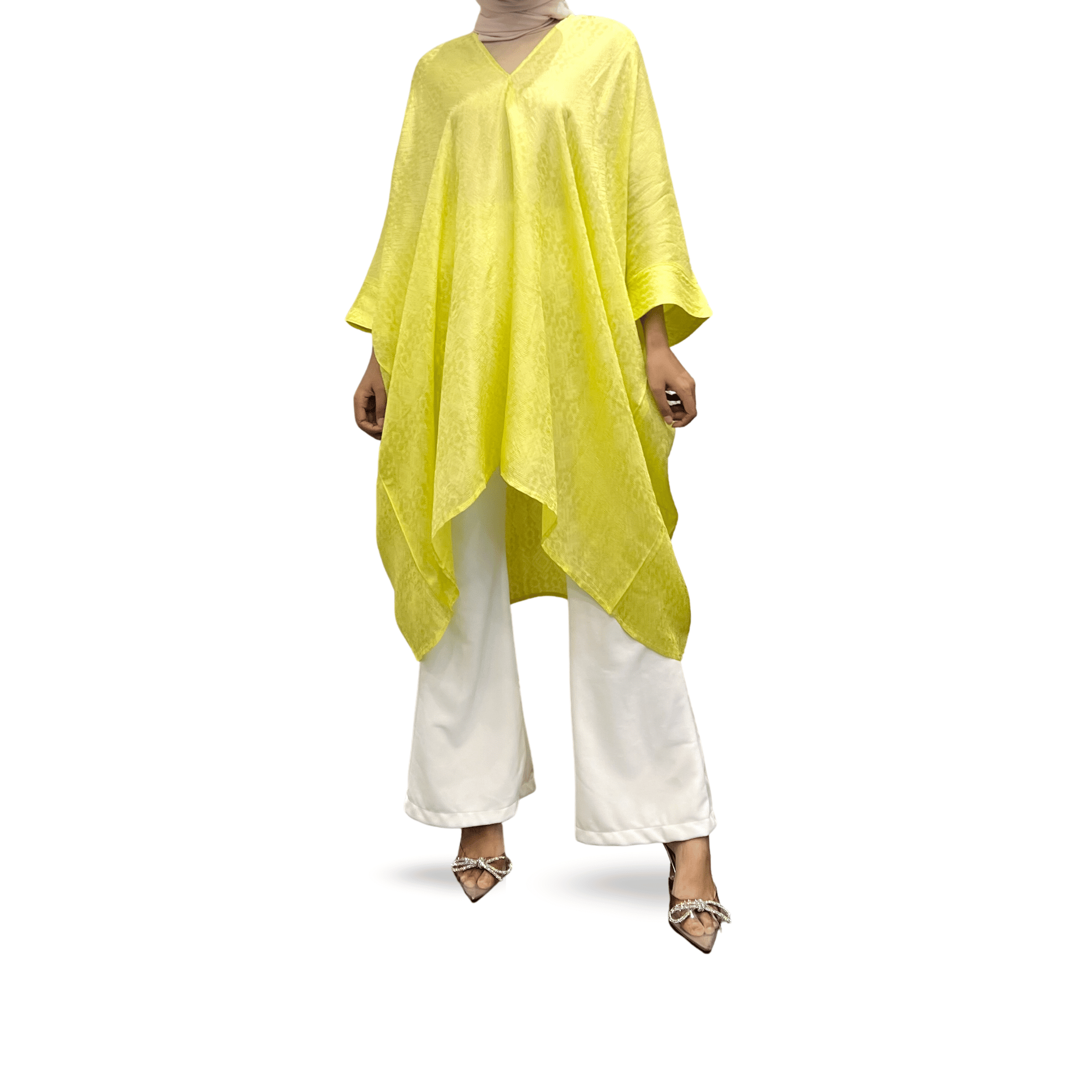Tunik Aruna Polos-Seri Daun [Hanya Atasan]
