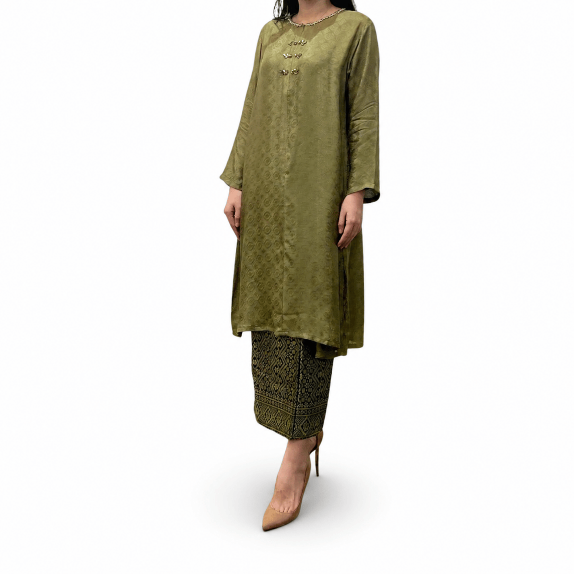 Tunik Shahalam Beading [HANYA TUNIK]
