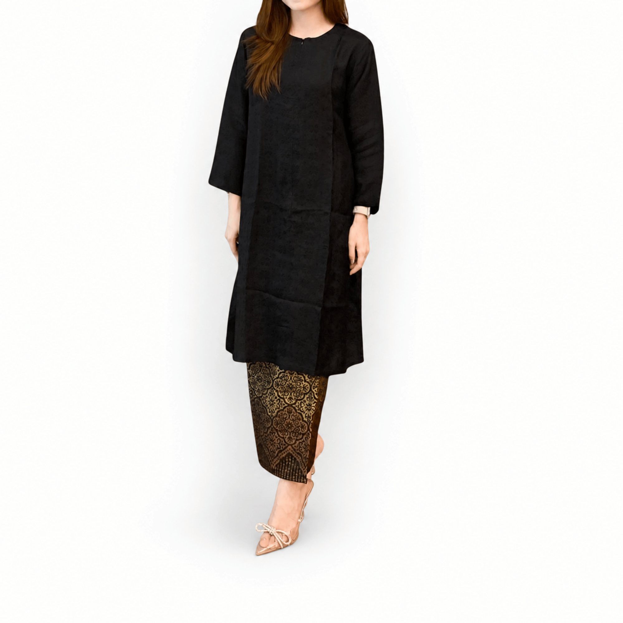 Tunik Shahalam Viscose Polos-Seri 1 [Hanya Atasan]