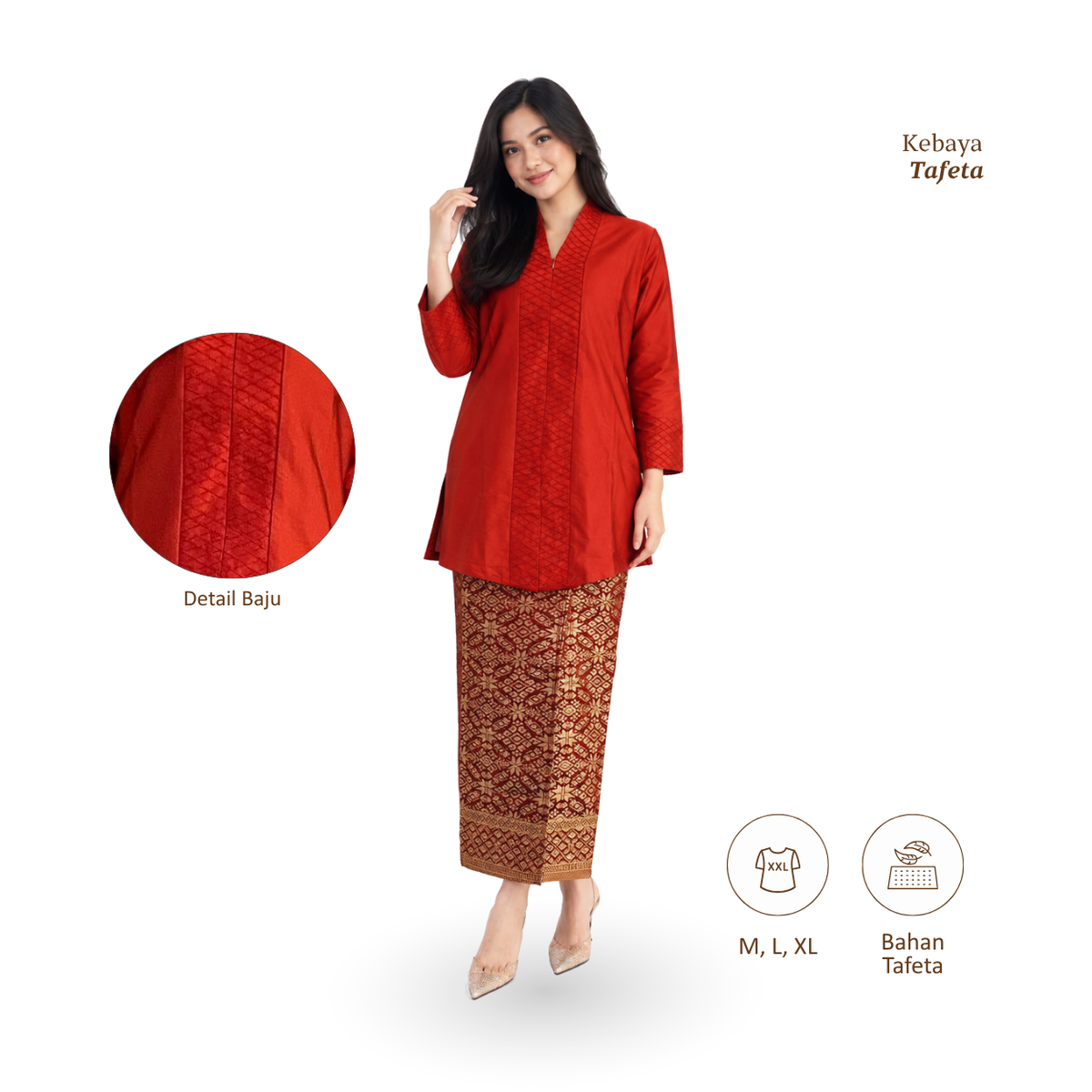 Kebaya Tafeta [HANYA ATASAN]