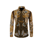 Kemeja Batik Pria Long Sleeve-Slim Fit-Seri Butterfly