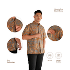 Kemeja Batik Pria Short Sleeve-Regular Fit-Seri Sidomulyo