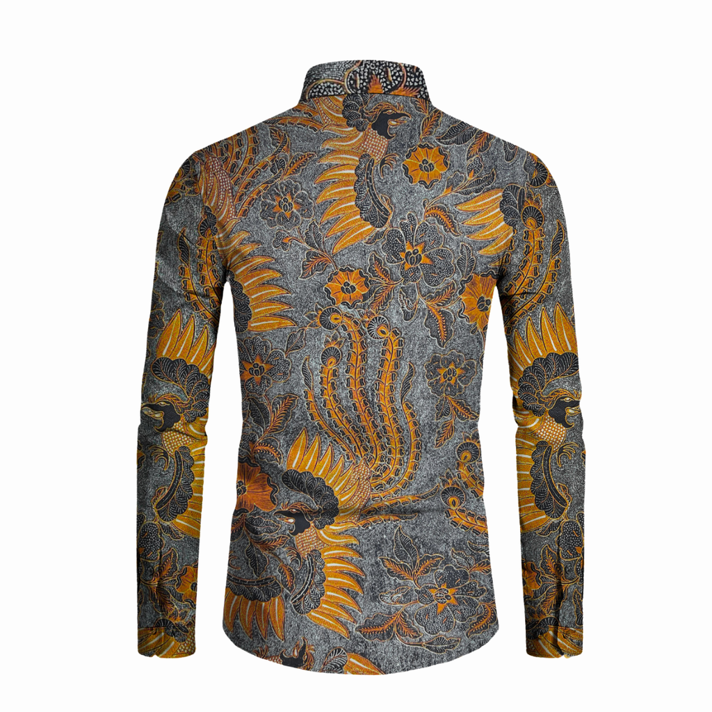 Kemeja Batik Pria Long Sleeve-Slim Fit-Seri Klasik