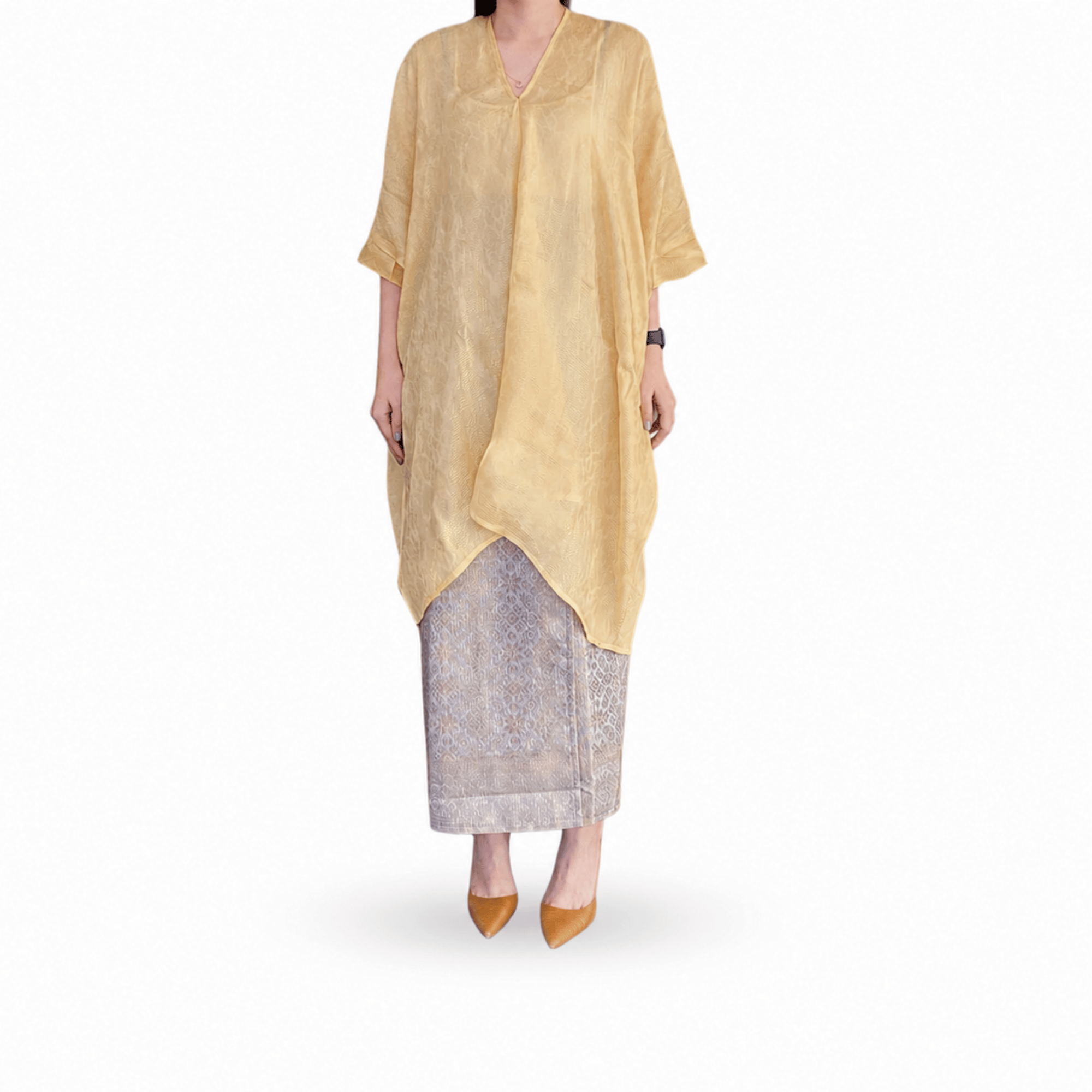 Tunik Aruna Polos-Seri Matahari [Hanya Atasan]