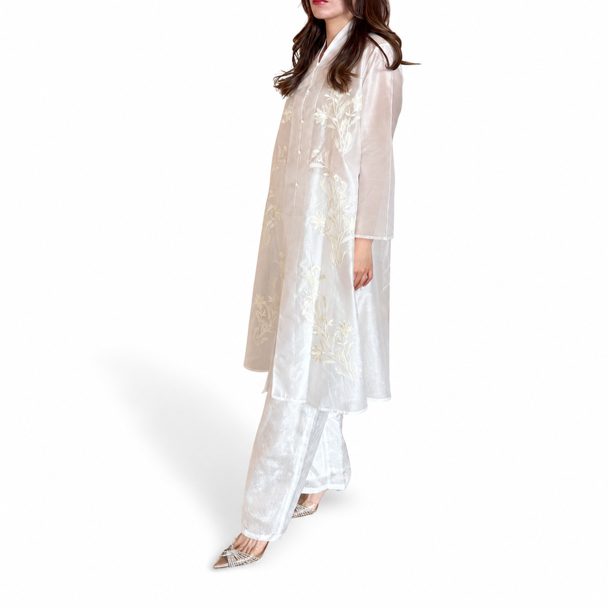 Sharon Embroidery Long Sleeve Tunic - Lily Series [TUNIC ONLY]