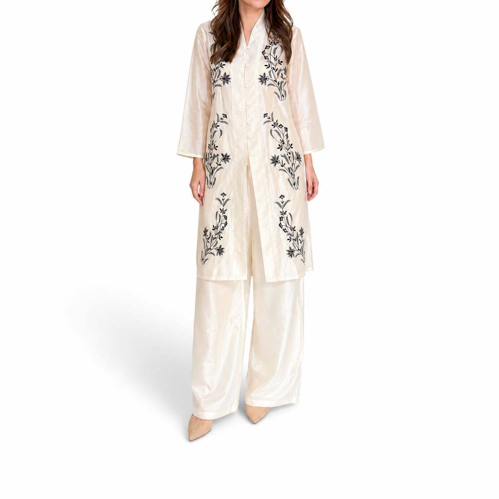 Tunik Sharon Embroidery Long Sleeve-Seri Lily [HANYA TUNIK]